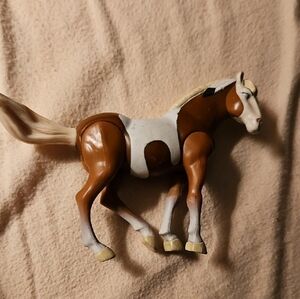 Horse Figurine - Brown and White